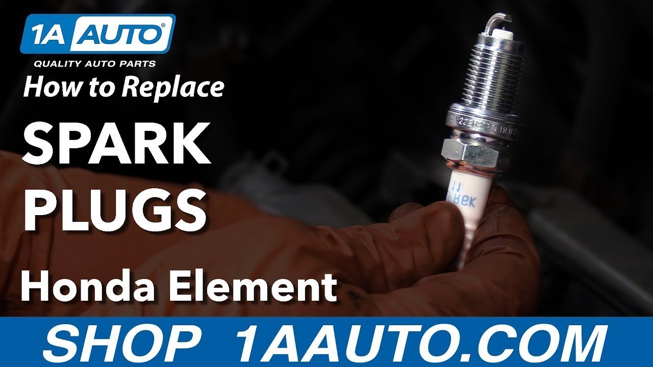 How to Replace Spark Plugs 200311 Honda Element 1A Auto