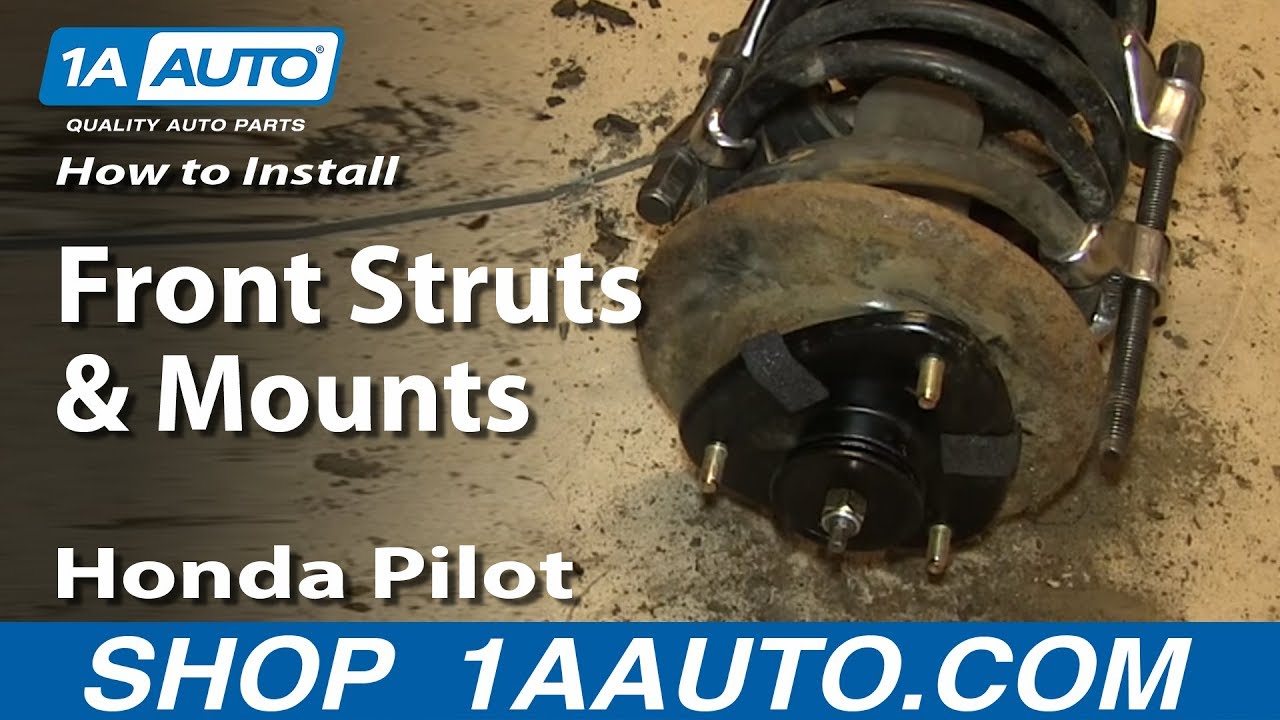 How to Replace Front Strut Assembly 200308 Honda Pilot 1A Auto