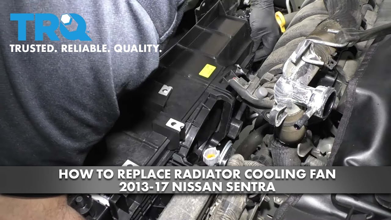 How to Replace Radiator cooling Fan 2013-17 Nissan Sentra | 1A Auto