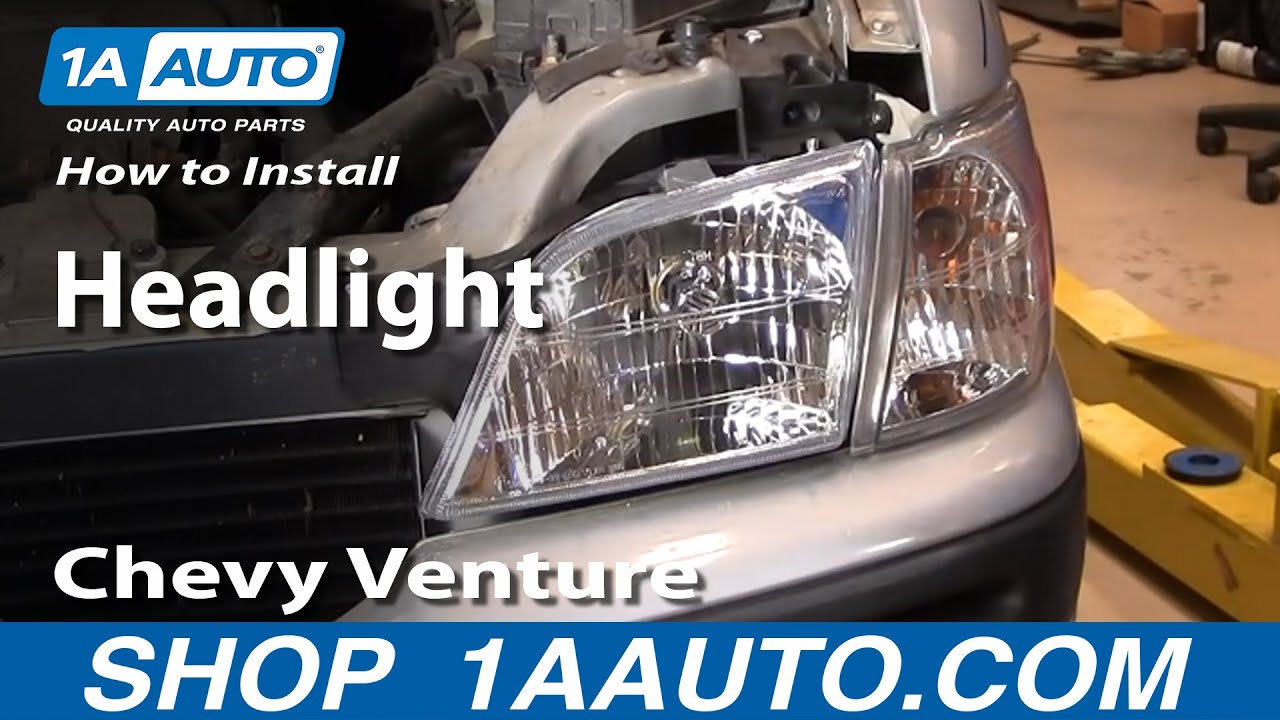 How to Replace Headlight 19972005 Chevy Venture 1A Auto