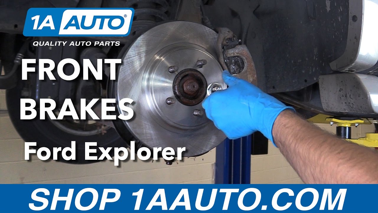 How to Replace Front Brakes 200610 Ford Explorer 1A Auto