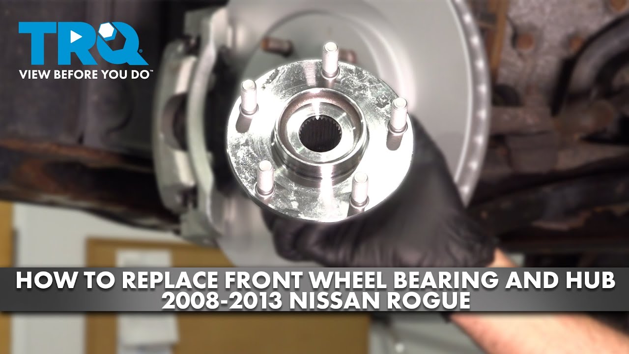 How to Replace Front Wheel Bearing and Hub 20082013 Nissan Rogue 1A Auto