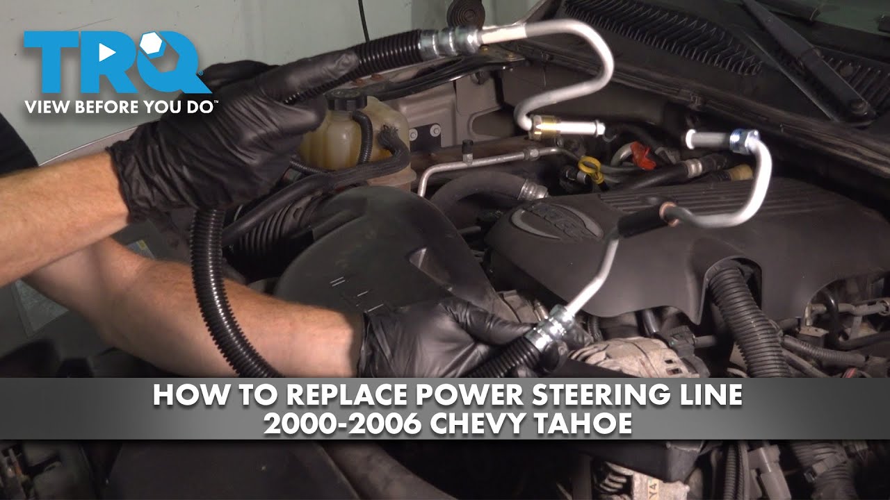 How to Replace Power Steering Pressure Line 20002006 Chevrolet Tahoe