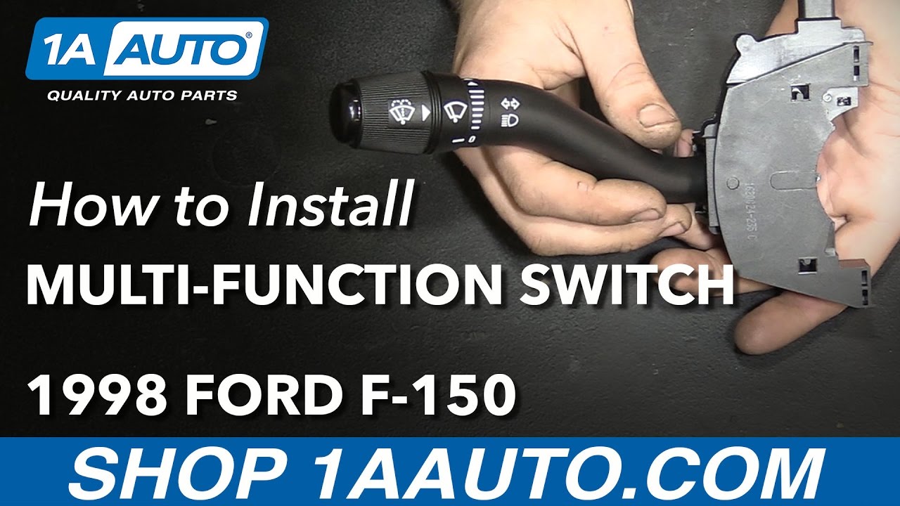 How to Replace Turn Signal Wiper Switch Lever 199798 Ford F150 1A Auto