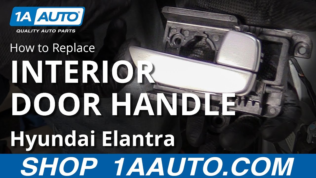 How to Replace Interior Door Handle 2007-10 Hyundai Elantra