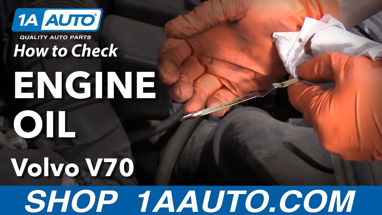 How to Check Engine Oil 0007 Volvo V70 1A Auto