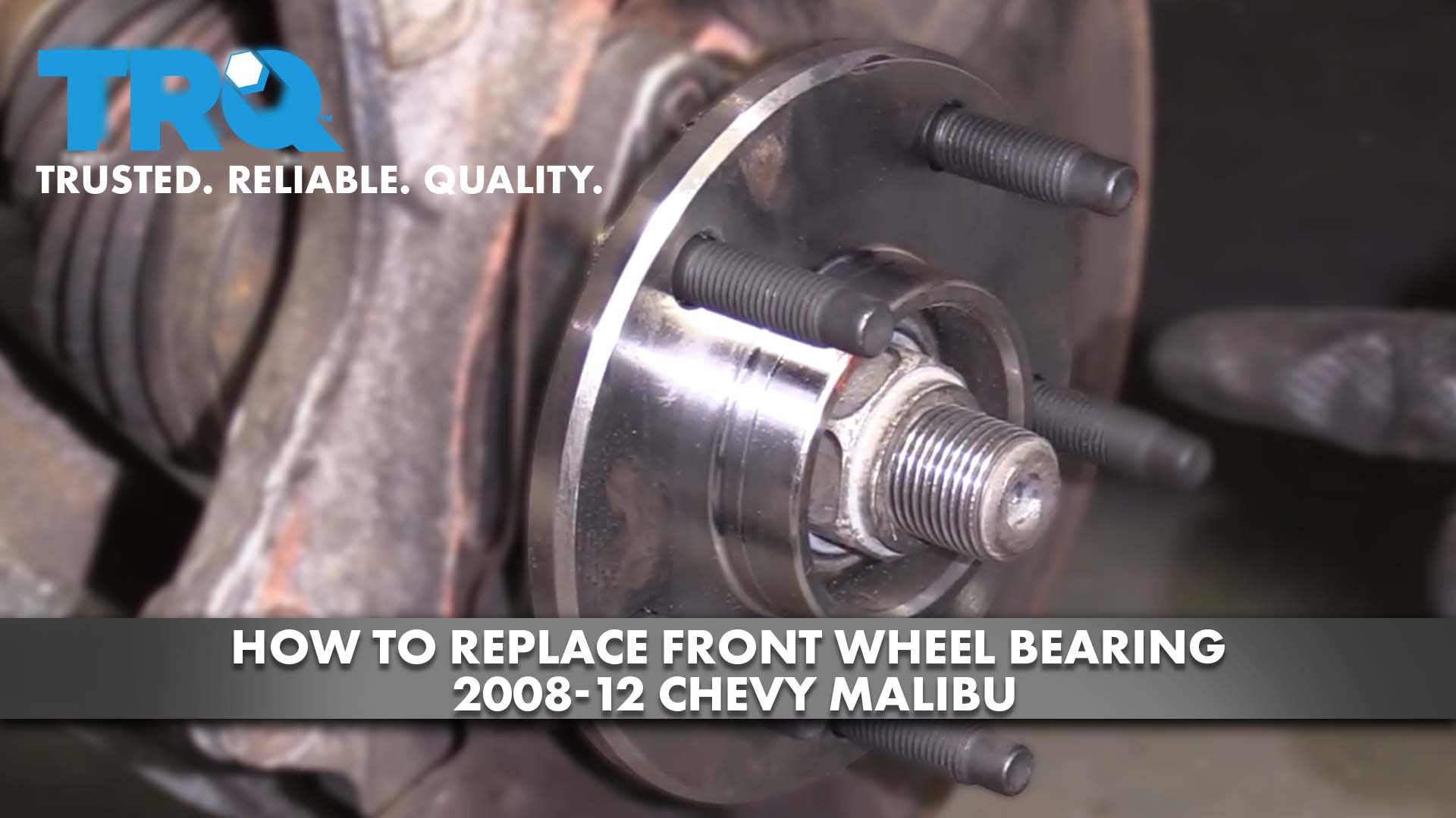 How to Replace Front Wheel Bearing 200812 Chevy Malibu 1A Auto