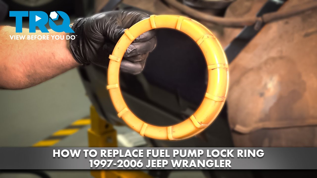 How to Replace Fuel Pump Lock Ring 19972006 Jeep Wrangler 1A Auto
