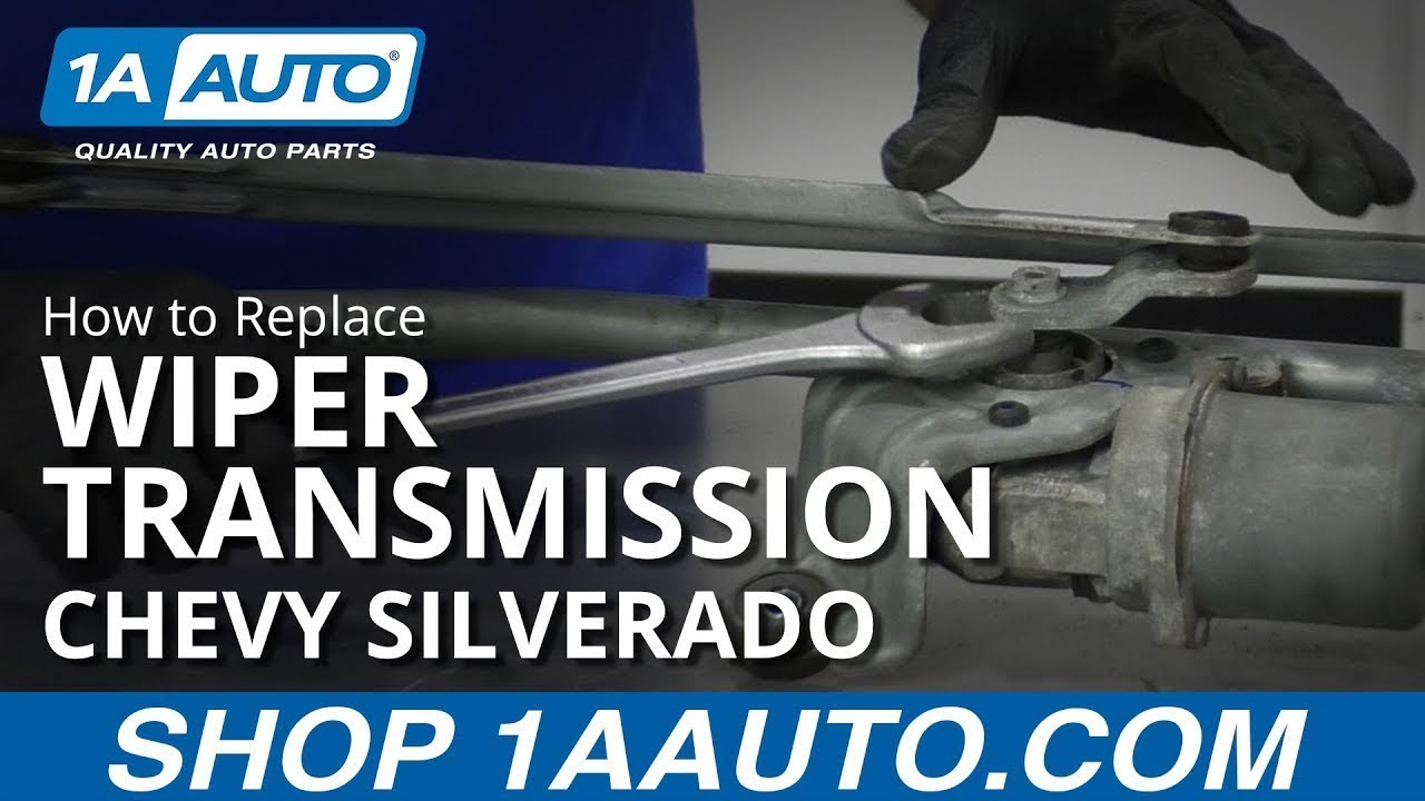 How to Replace Wiper Transmission 200714 Chevy Silverado 1A Auto