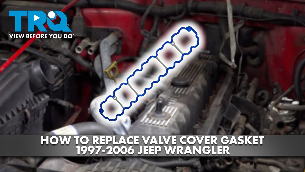 How to Replace Valve Cover Gasket 19972006 Jeep Wrangler 1A Auto