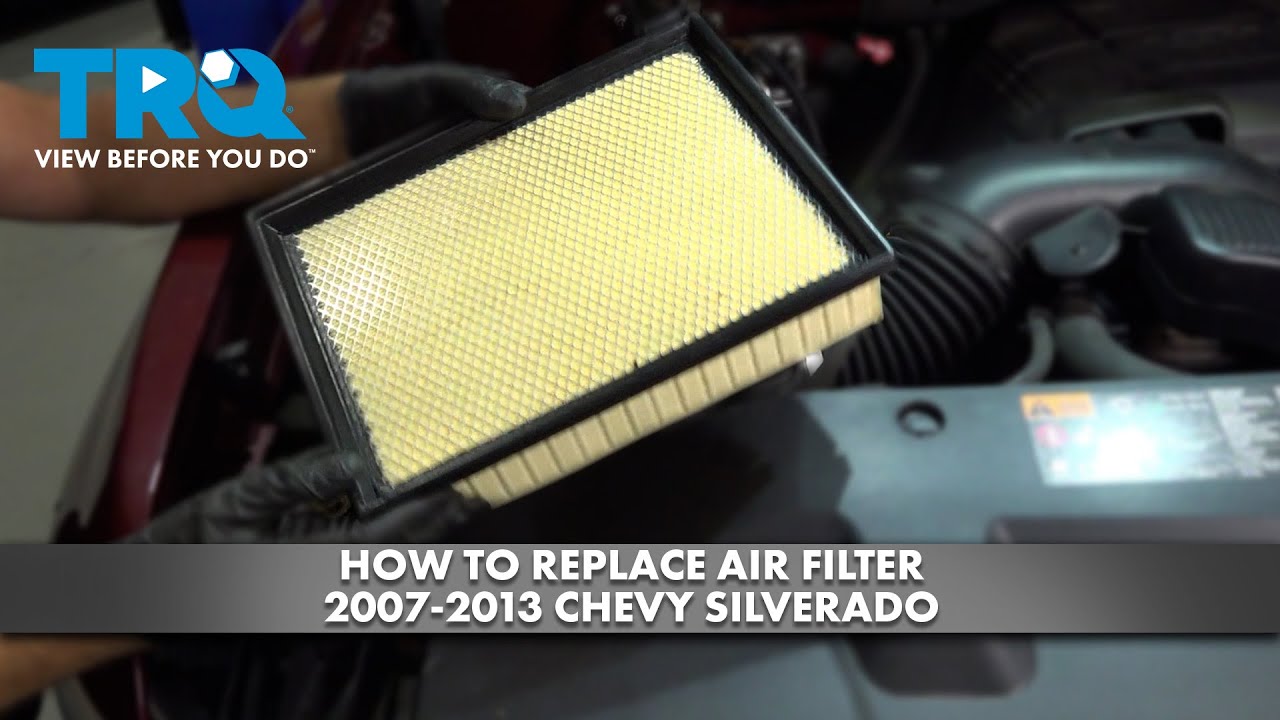 How to Replace Air Filter 20072013 Chevy Silverado 1A Auto