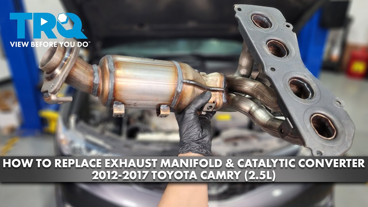 How to Replace Exhaust Manifold Catalytic Converter 20122017 Toyota