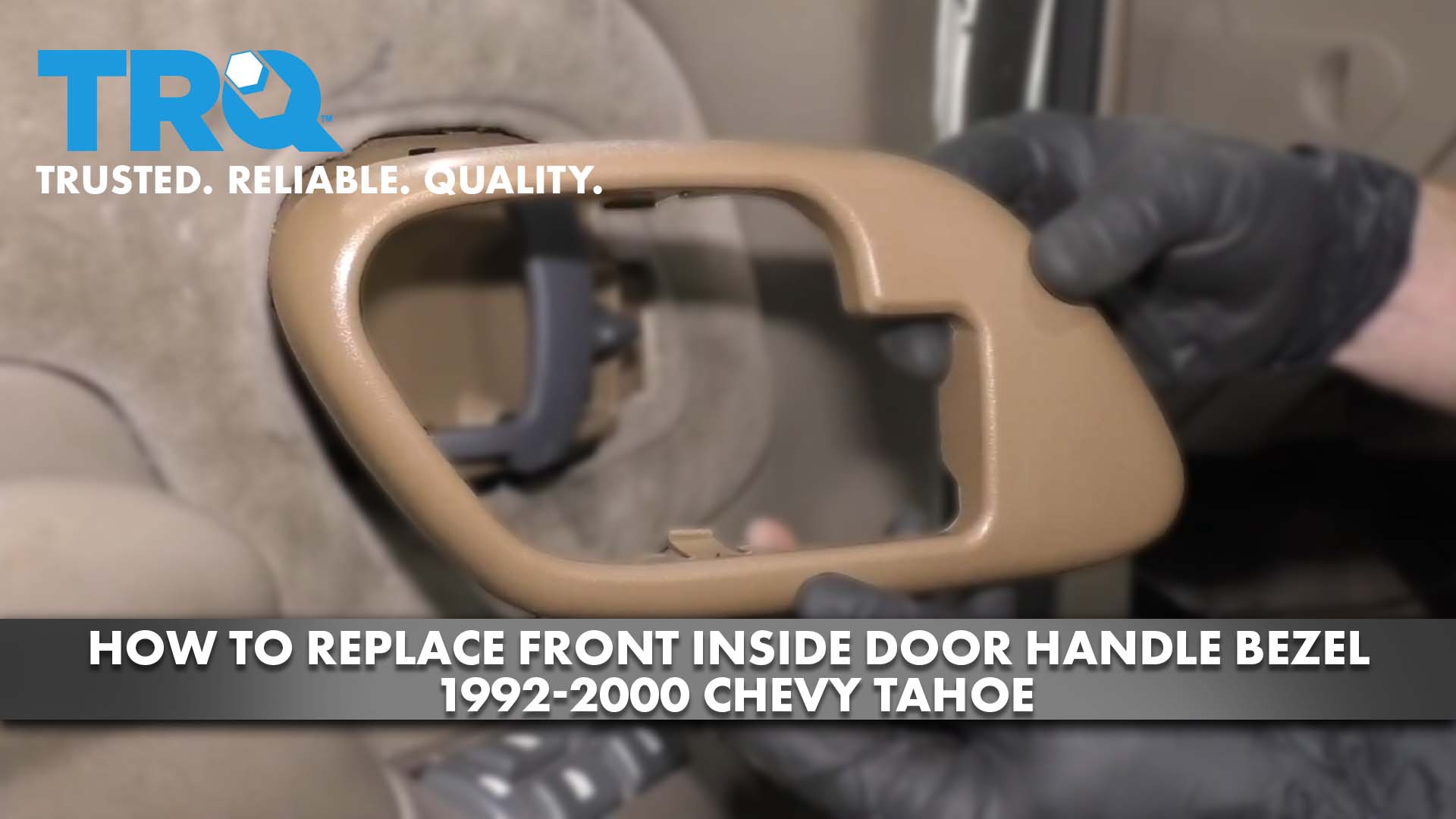 How to Replace Front Inside Door Handle Bezel 19922000 Chevy Tahoe 1A Auto