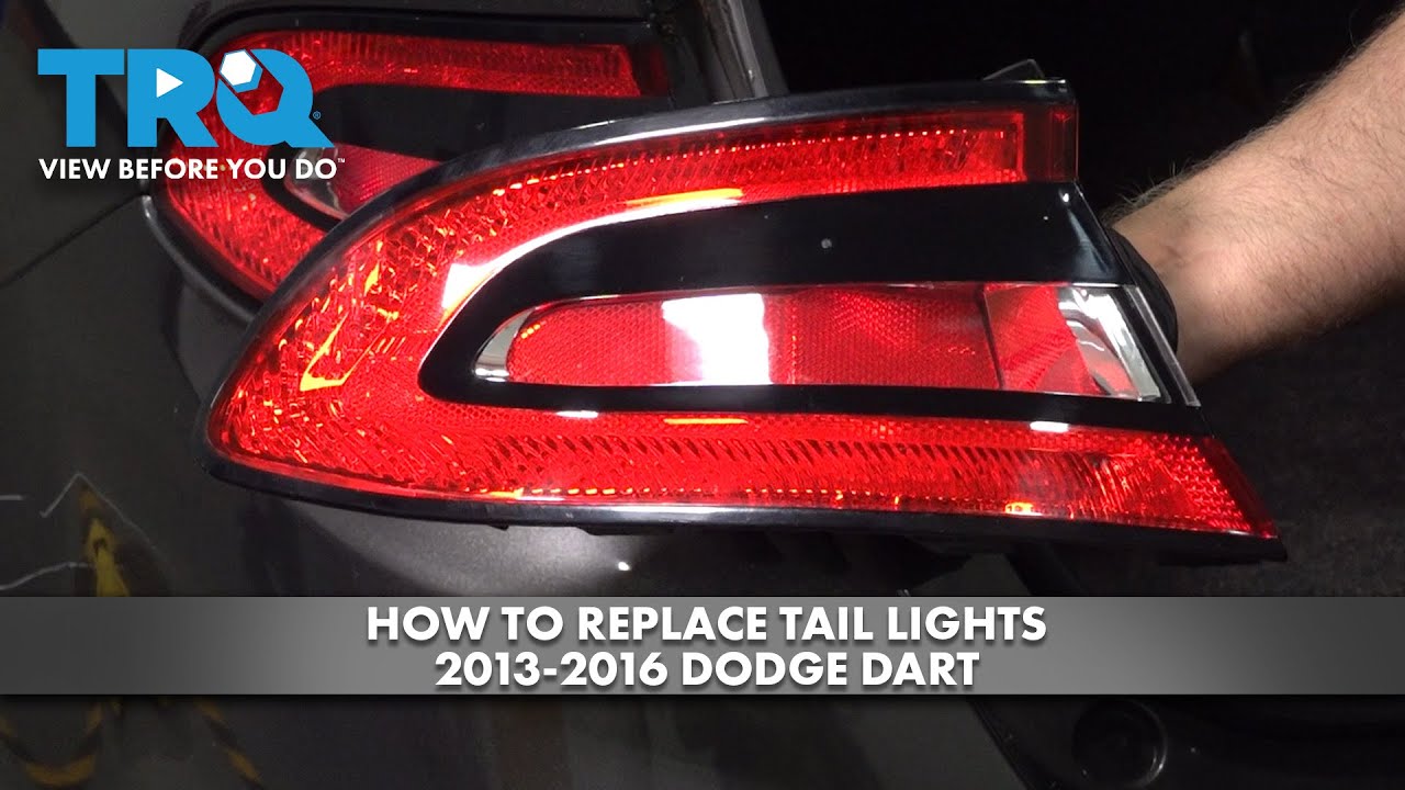 How to Replace Tail Lights 20132016 Dodge Dart 1A Auto