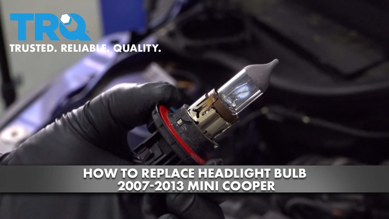 How to Replace Headlight Bulb 20072013 Mini Cooper 1A Auto