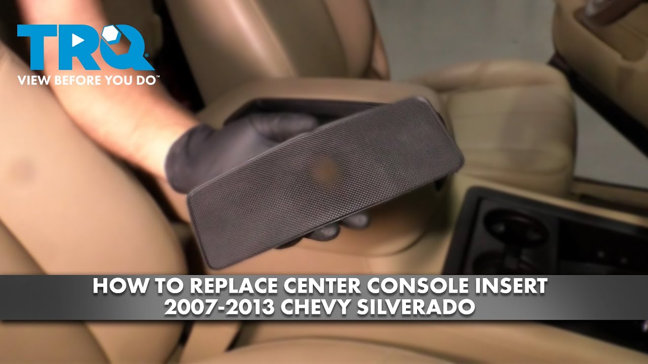 How to Replace Center Console Insert 20072013 Chevrolet Silverado 1A Auto