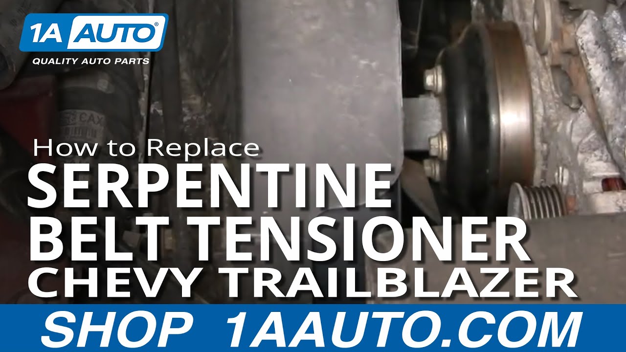 How to Replace Serpentine Belt Tensioner 2002-05 Chevy Trailblazer