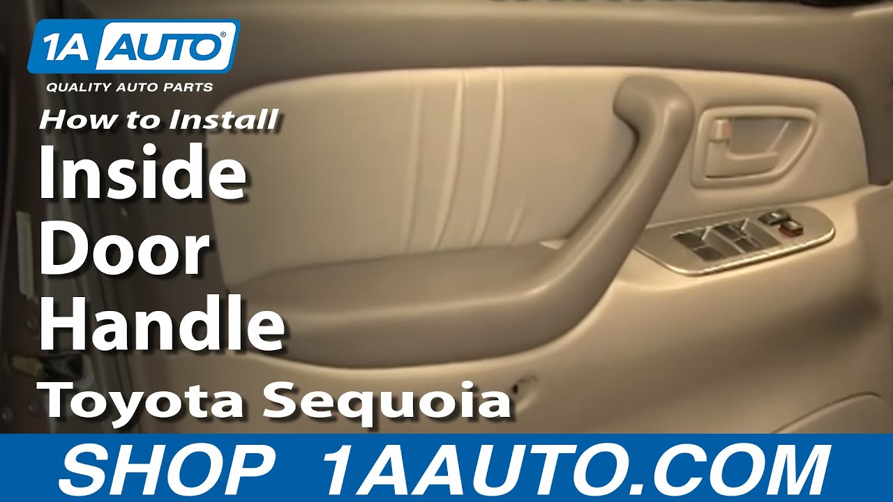 How to Replace Interior Door Handle 2001-07 Toyota Sequoia