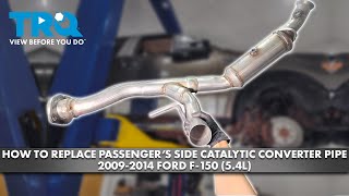 How to Replace Passengers Side Catalytic Converter Pipe 2009-2010 Ford