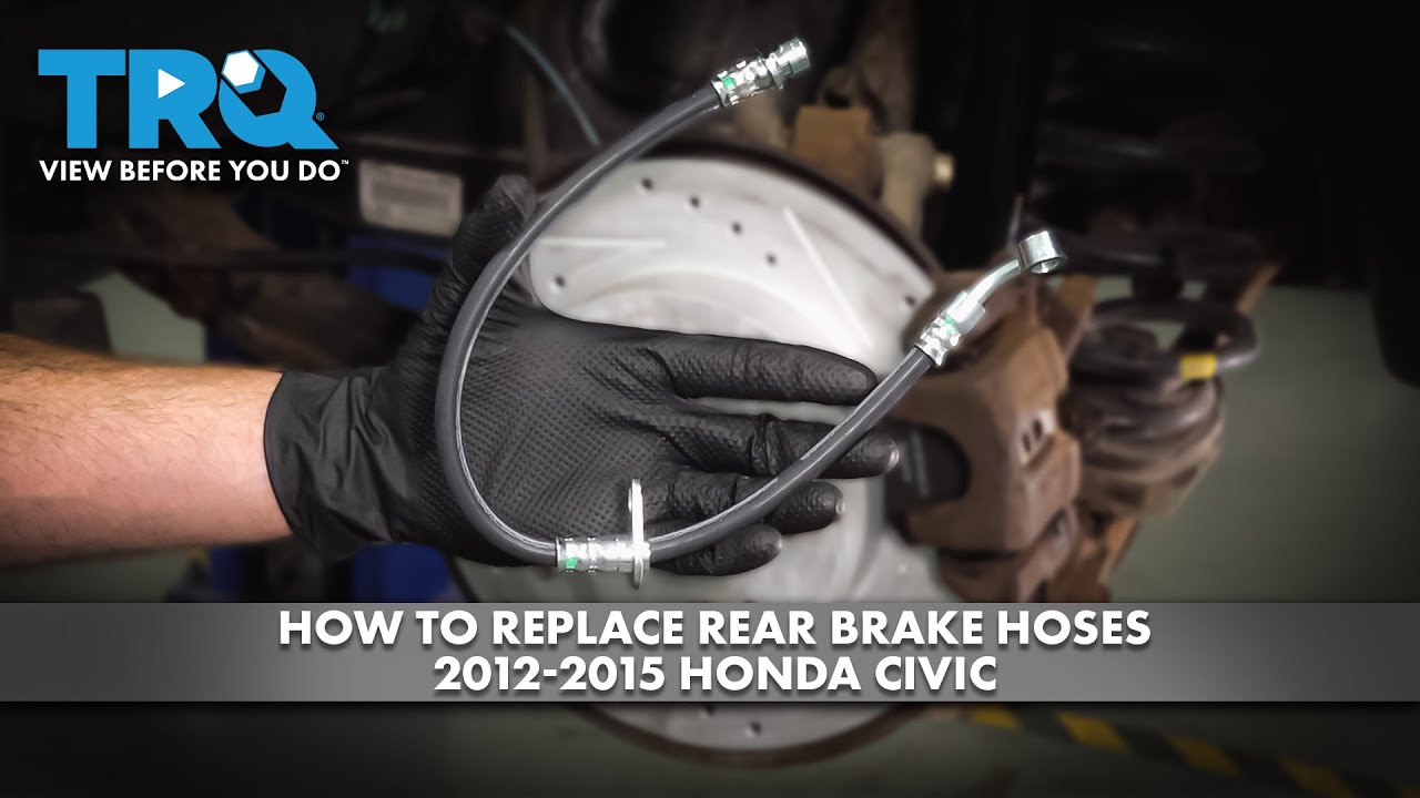How to Replace Rear Brake Hoses 2012-2015 Honda Civic | 1A Auto