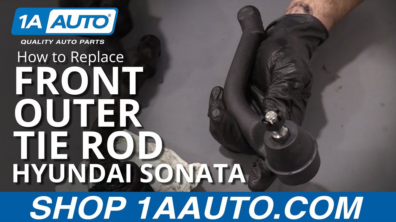 How to Replace Front Outer Tie Rod 201114 Hyundai Sonata 1A Auto