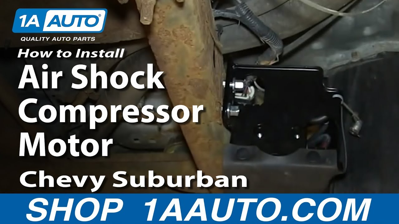 How To Replace Air Shock Compressor Motor 00-06 Chevy ... g wiring harness clip 