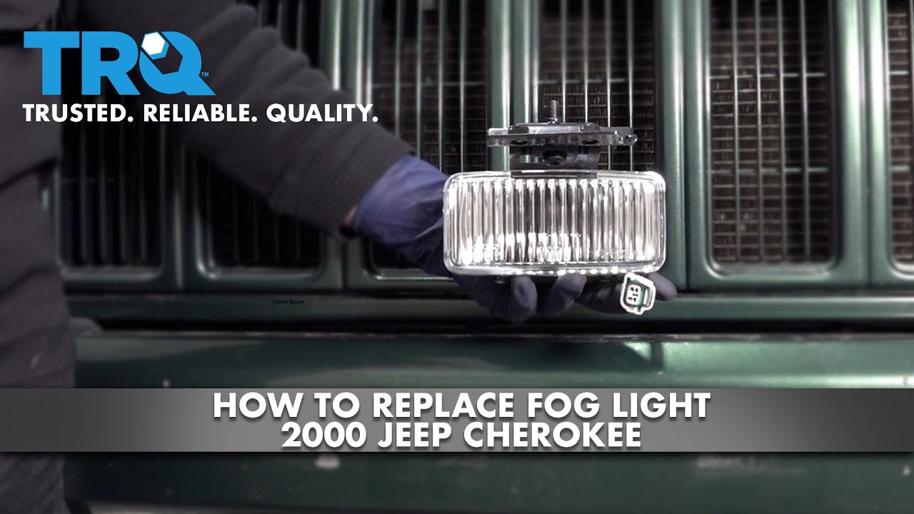 How To Replace Fog Light 19842001 Jeep Cherokee 1A Auto
