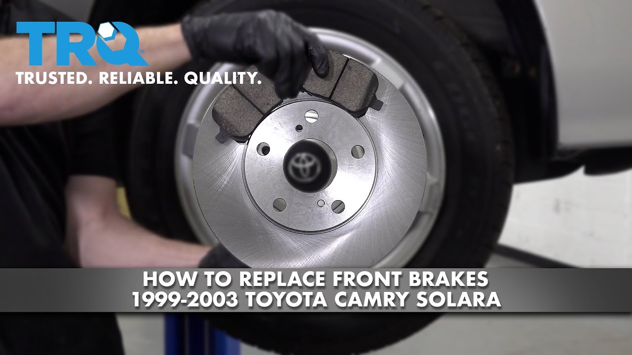 How To Replace Front Brakes 19982003 Toyota Solara 1A Auto