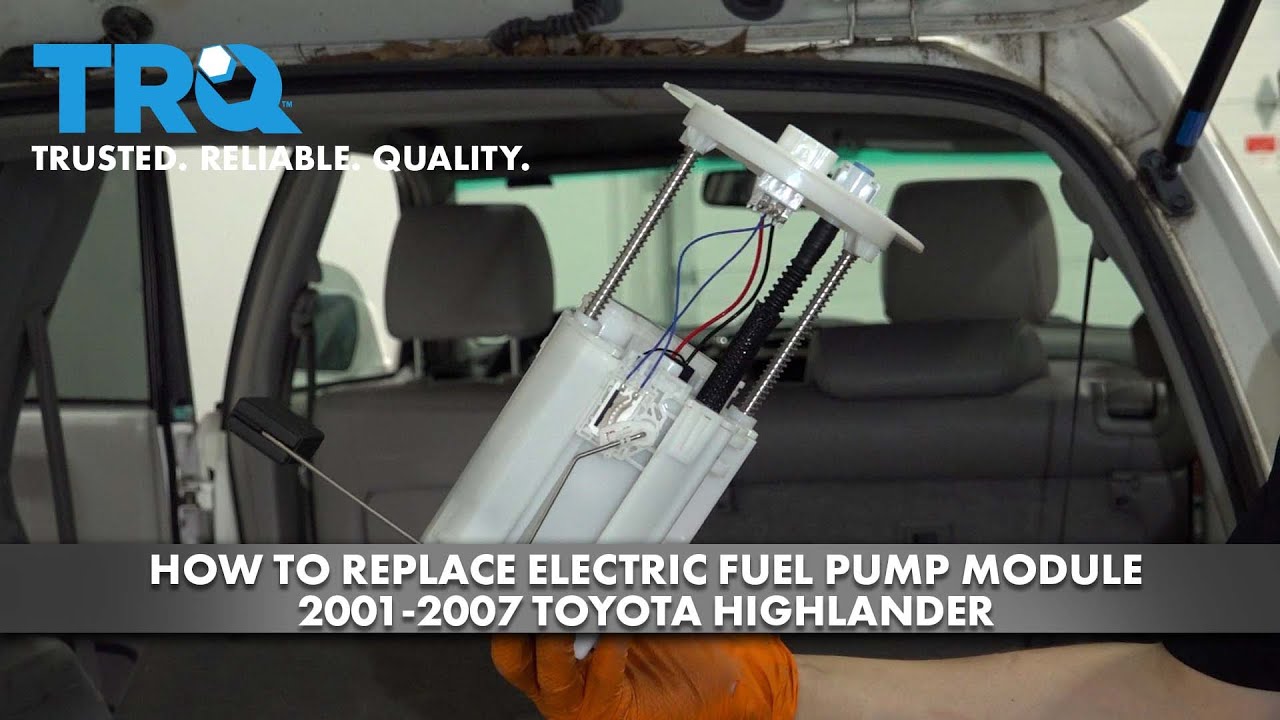 How to Replace Electric Fuel Pump 20012007 Toyota Highlander 1A Auto
