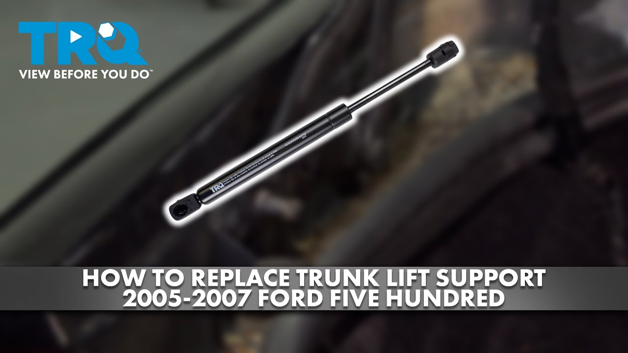 How to Replace Trunk Lift Support 20052007 Ford Five Hundred 1A Auto