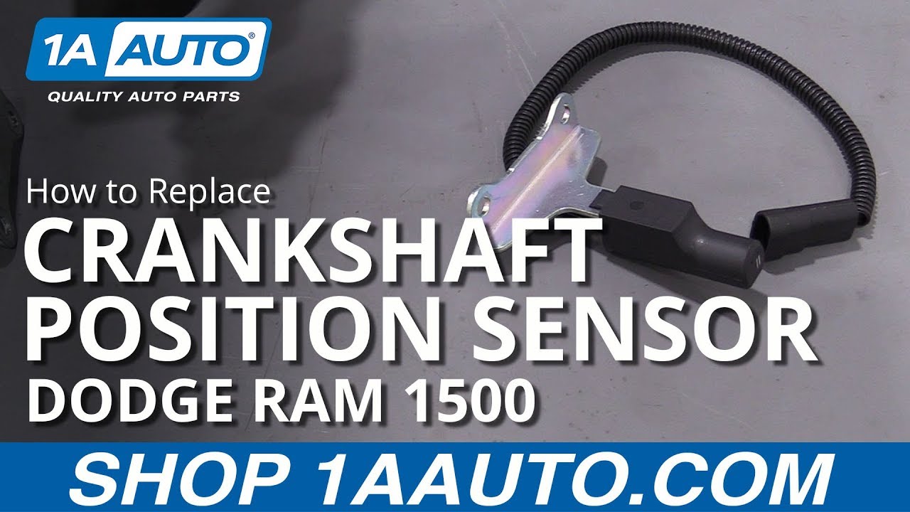 How to Replace Crankshaft Position Sensor 1994-2002 Dodge Ram 1500 | 1A ...