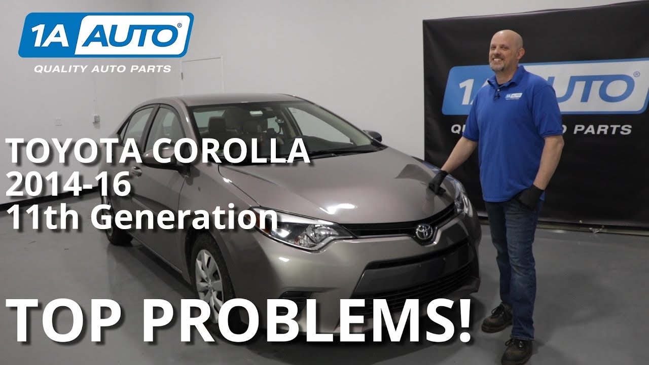 Top 5 Problems Toyota Corolla Sedan 11th Gen 2014 16 1A Auto