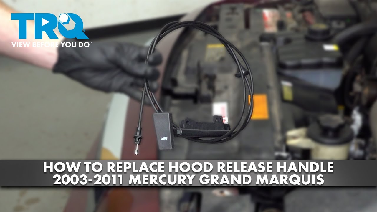 How to Replace Hood Release Handle 20032011 Mercury Grand Marquis 1A