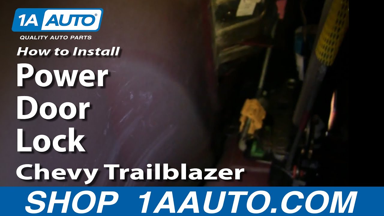 How to Replace Rear Door Lock Actuator 2002-09 Chevy Trailblazer | 1A Auto
