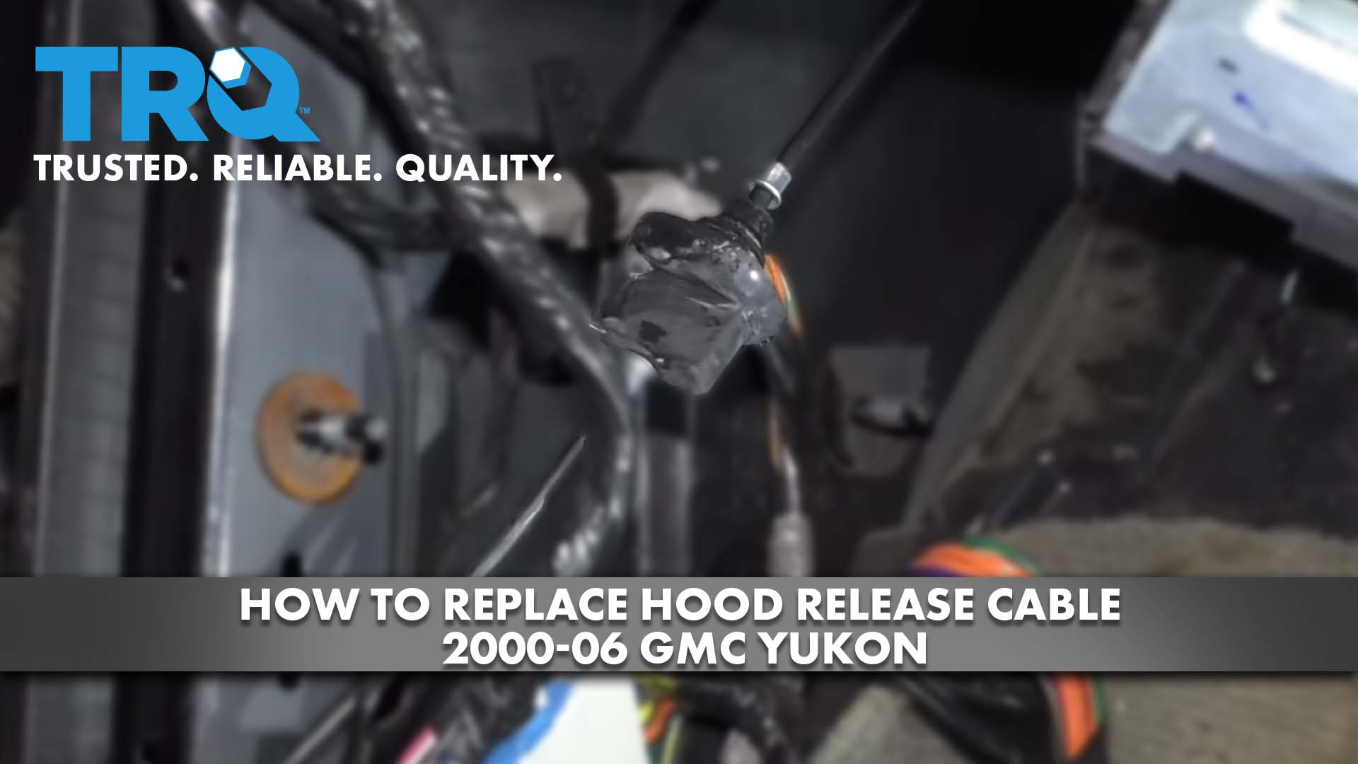 How to Replace Hood Release Cable 200006 GMC Yukon 1A Auto