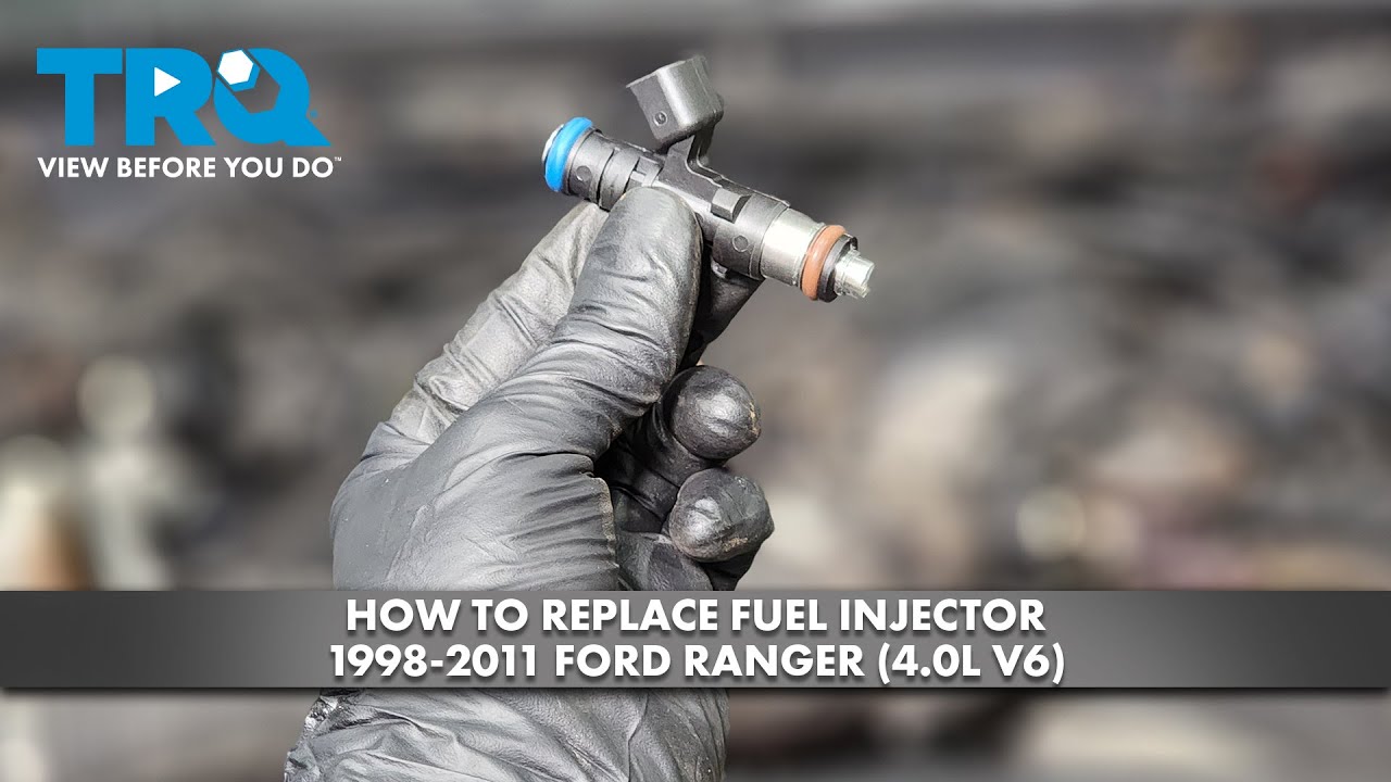 How to Replace Fuel Injectors 19982011 Ford Ranger 40L V6 1A Auto