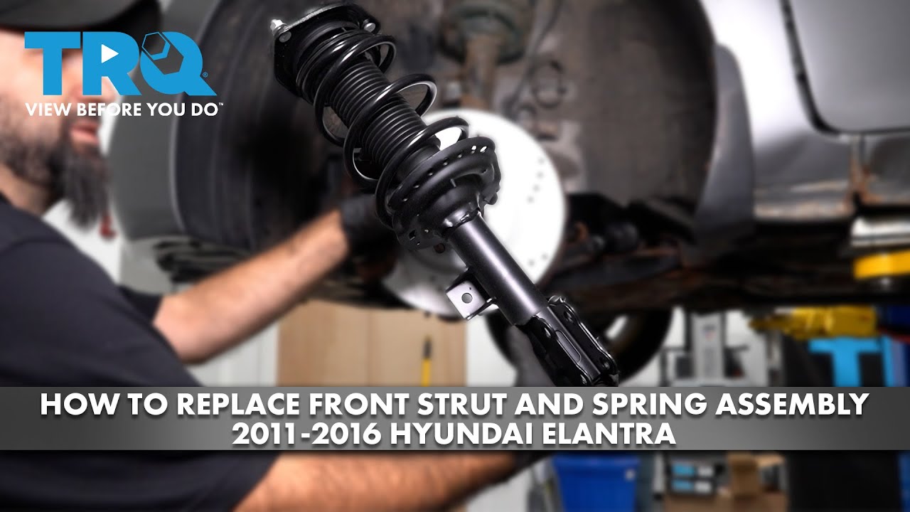 How to Replace Front Strut and Spring Assembly 20112016 Hyundai