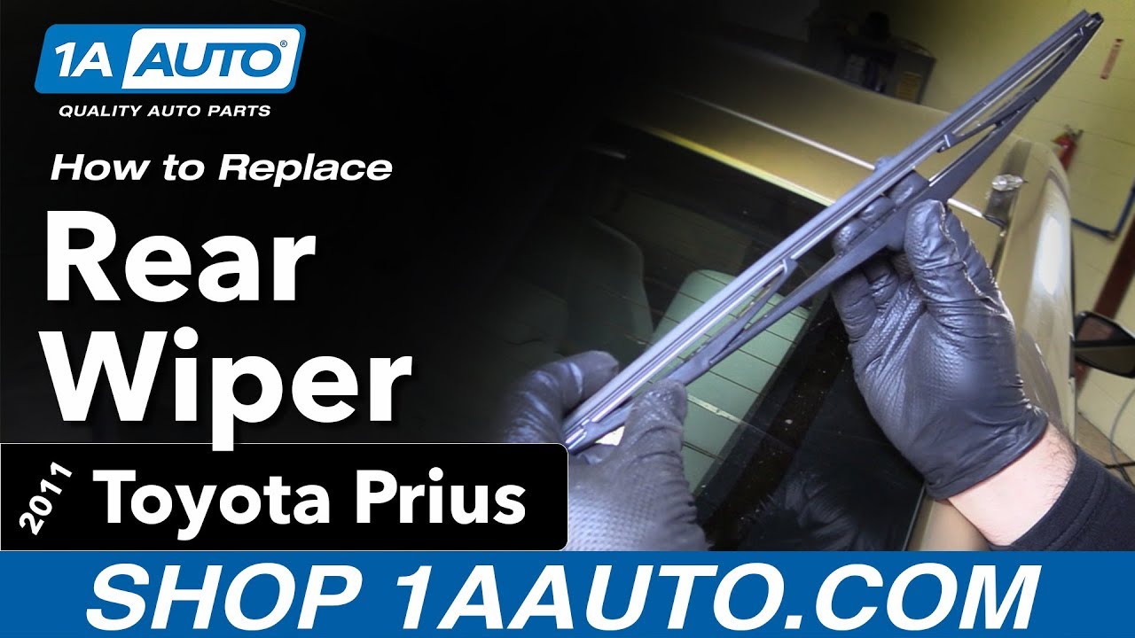 How to Replace Rear Wiper Blade 201015 Toyota Prius 1A Auto