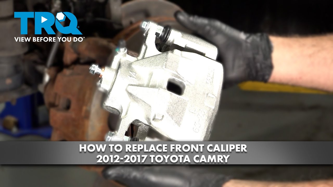 How to Replace Front Caliper 20122017 Toyota Camry 1A Auto
