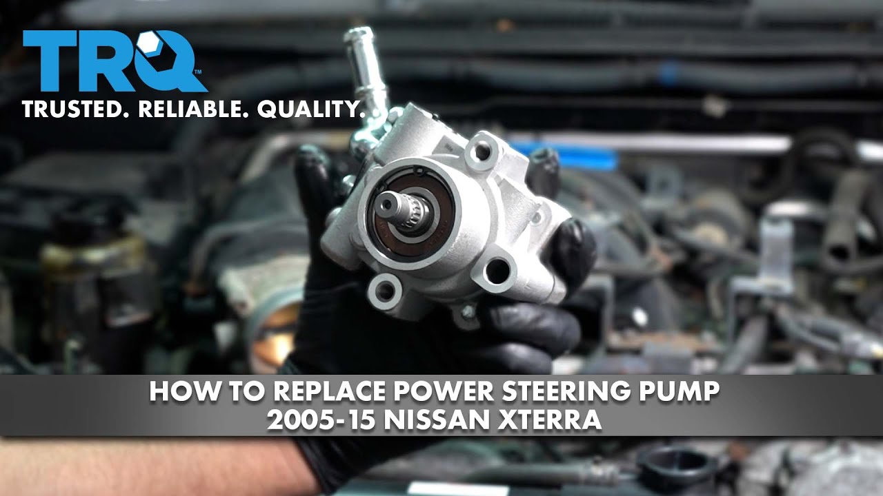 How to Replace Power Steering Pump 200515 Nissan Xterra 1A Auto