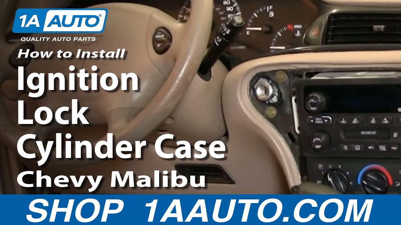 How to Replace Ignition Lock Cylinder Case Housing 19972003 Chevy