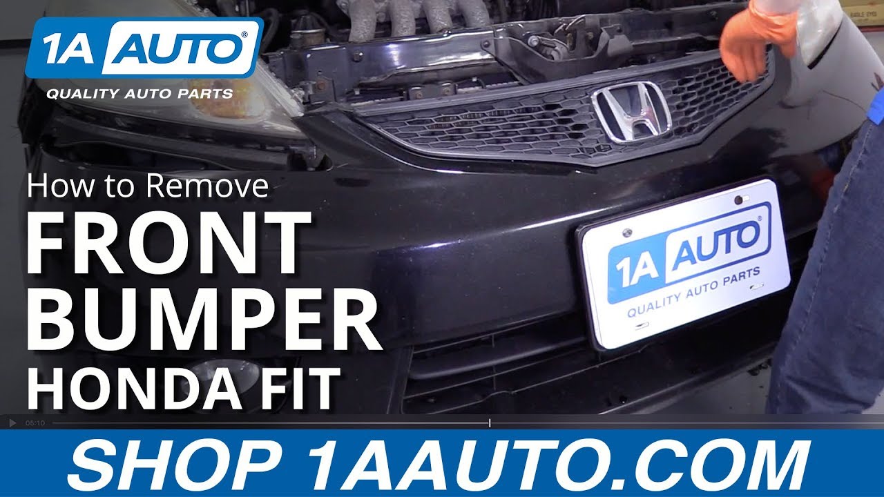 How to Remove Bumper 200911 Honda FIT 1A Auto