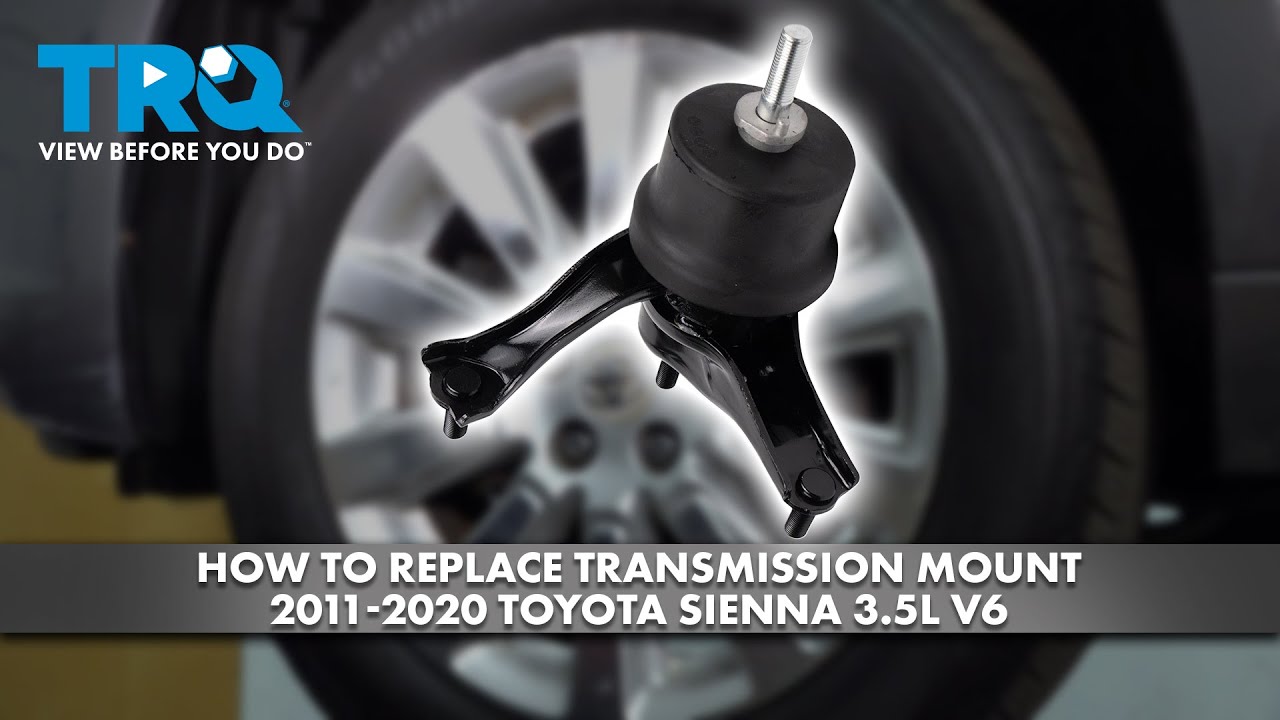 How to Replace Rear Transmission Mount 2011-2020 Toyota Sienna 35L V6 ...