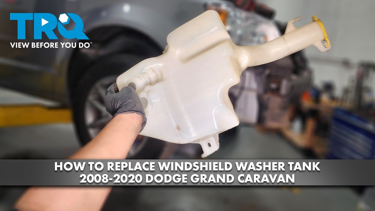 How to Replace Windshield Washer Tank 20082020 Dodge Grand Caravan 1A Auto