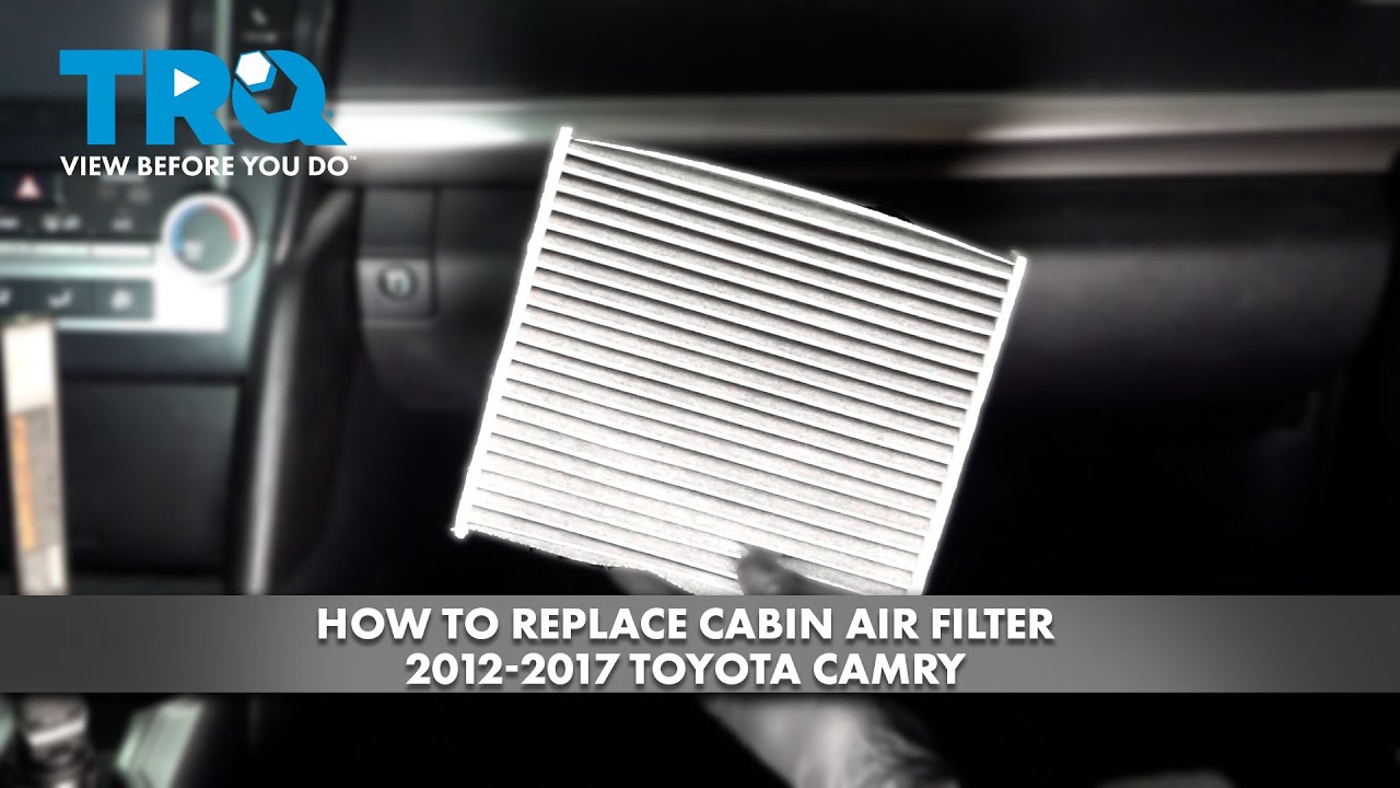 2012 Camry Cabin Air Filter