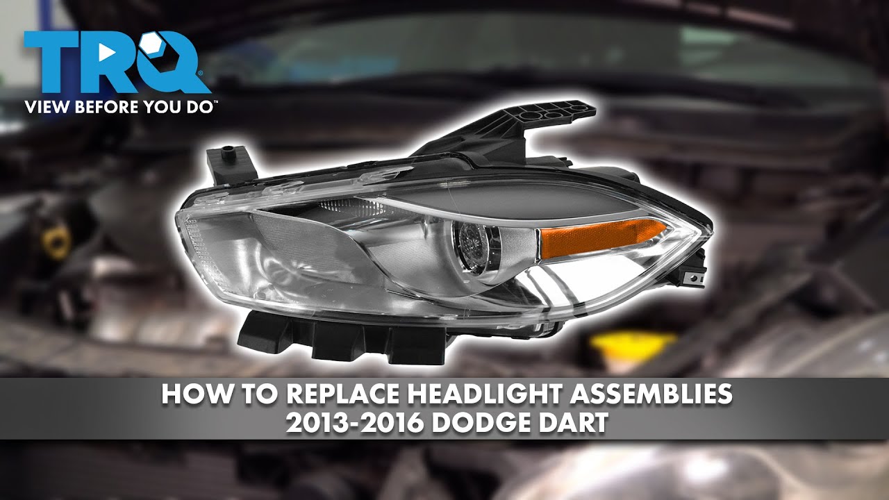 How to Replace Headlight Assemblies 20132016 Dodge Dart 1A Auto