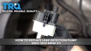 How to Replace Leak Detection Pump 2004-2010 BMW X3 | 1A Auto