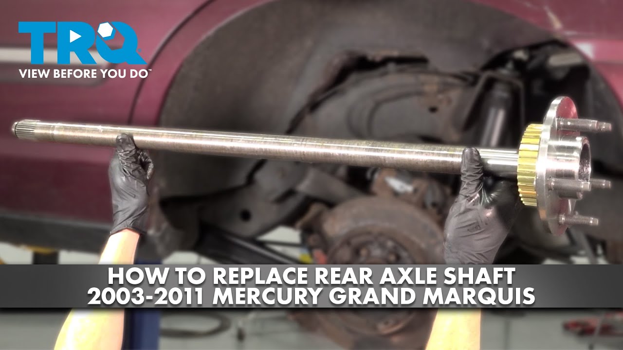 How to Replace Rear Axle Shaft 2003-2011 Mercury Grand Marquis | 1A Auto