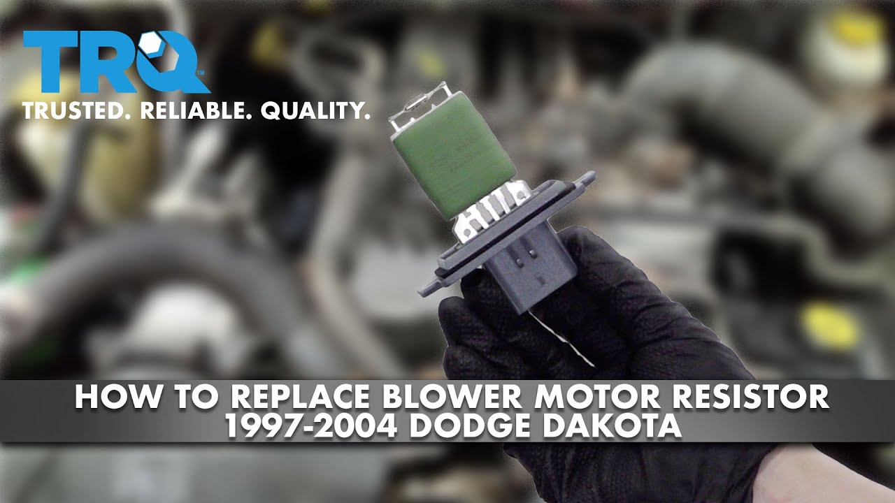 How To Replace Blower Motor Resistor 19972004 Dodge Dakota 1A Auto