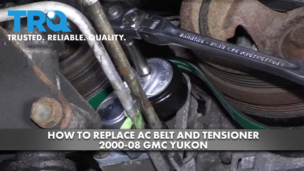How to Replace AC Belt and Tensioner 200008 GMC Yukon 1A Auto